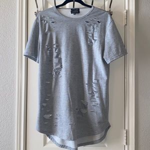 Frayed Grey Shirt